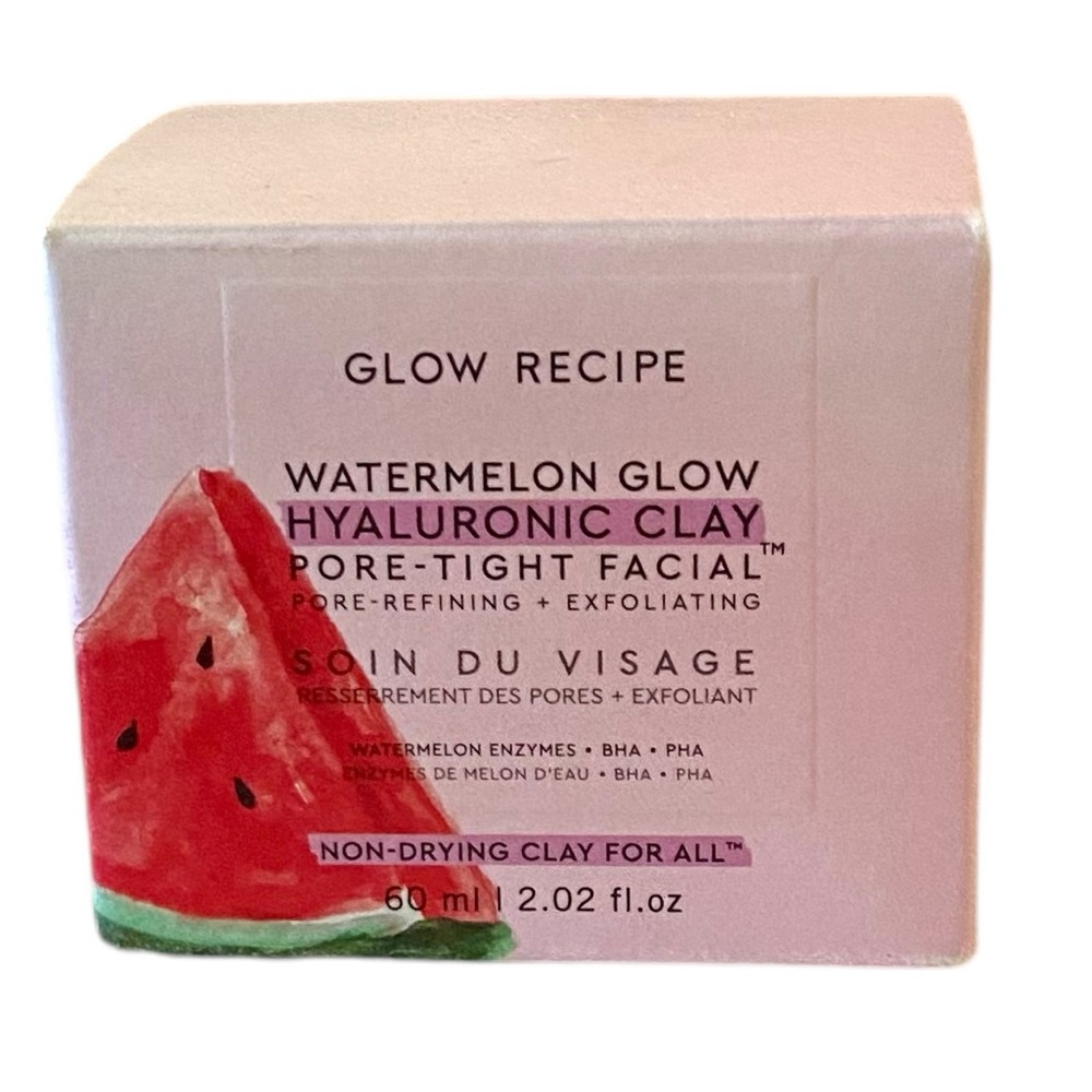 💎 Glow Recipe Watermelon Glow Hyaluronic Clay Pore-Tight Facial Mask Full-Size